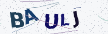 A verification image containing five letters and numbers